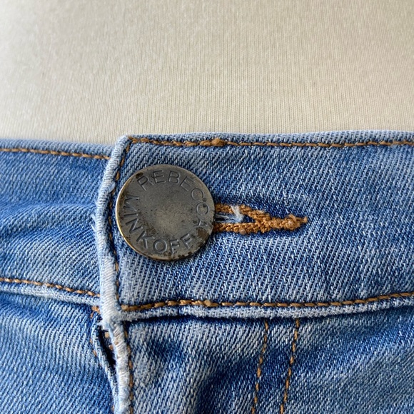 Super flattering and cute Rebecca Minkoff Distressed Denim cut off Shorts - Picture 6 of 9
